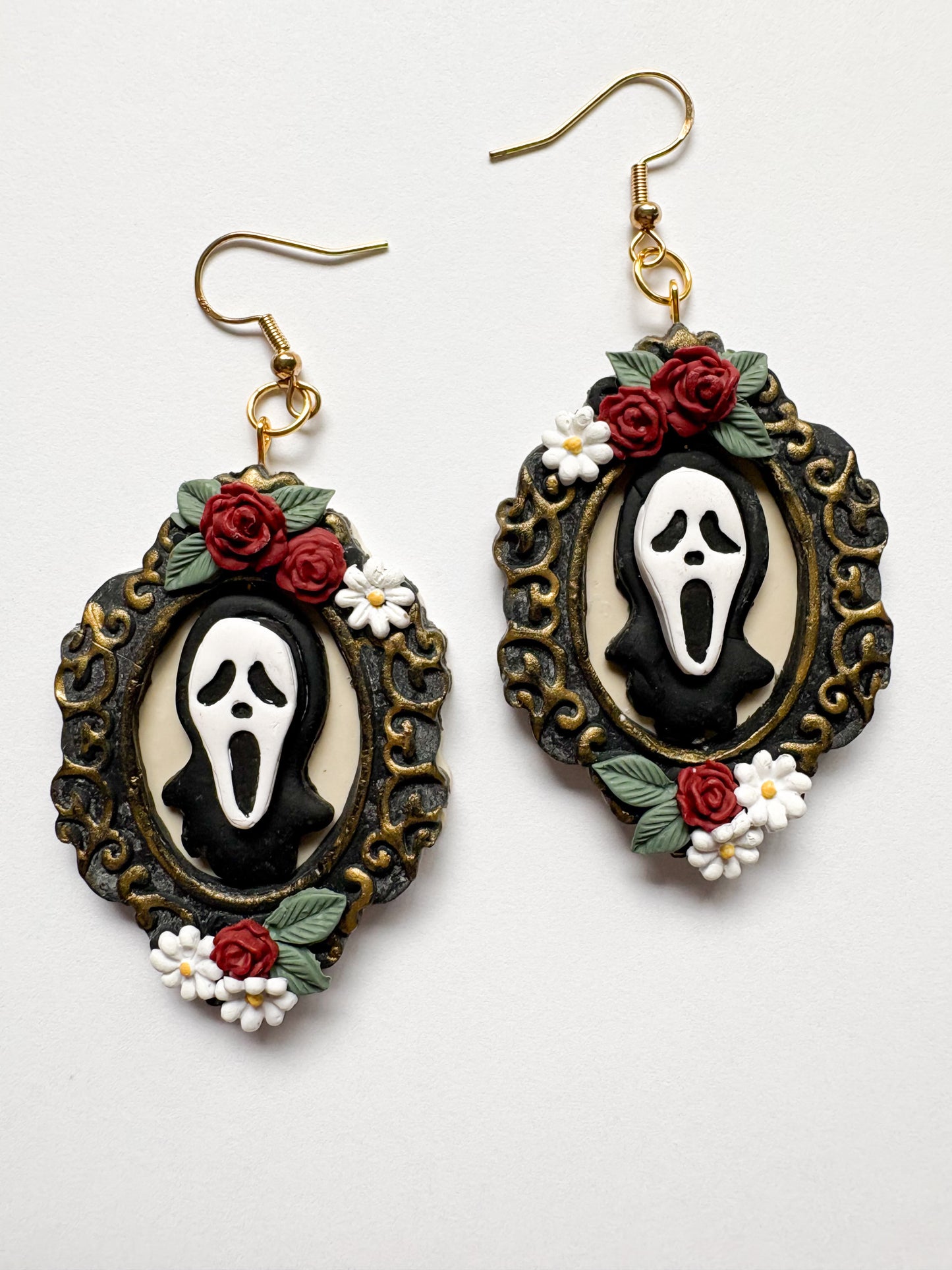 Ghost Face in a Vintage Frame