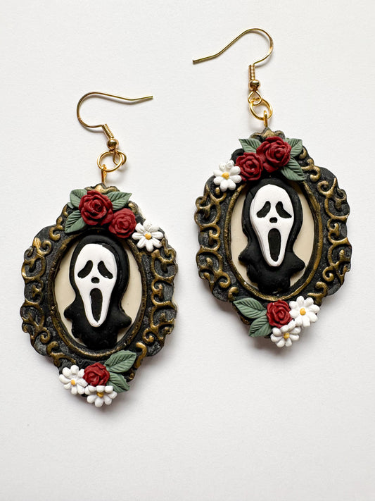 Ghost Face in a Vintage Frame