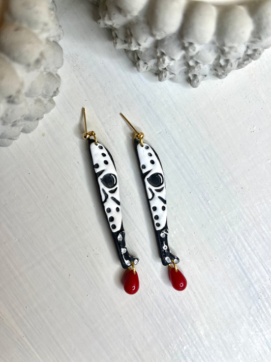 Horror Earrings - Jason Vorhees
